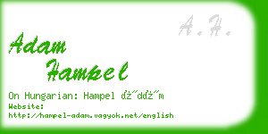 adam hampel business card